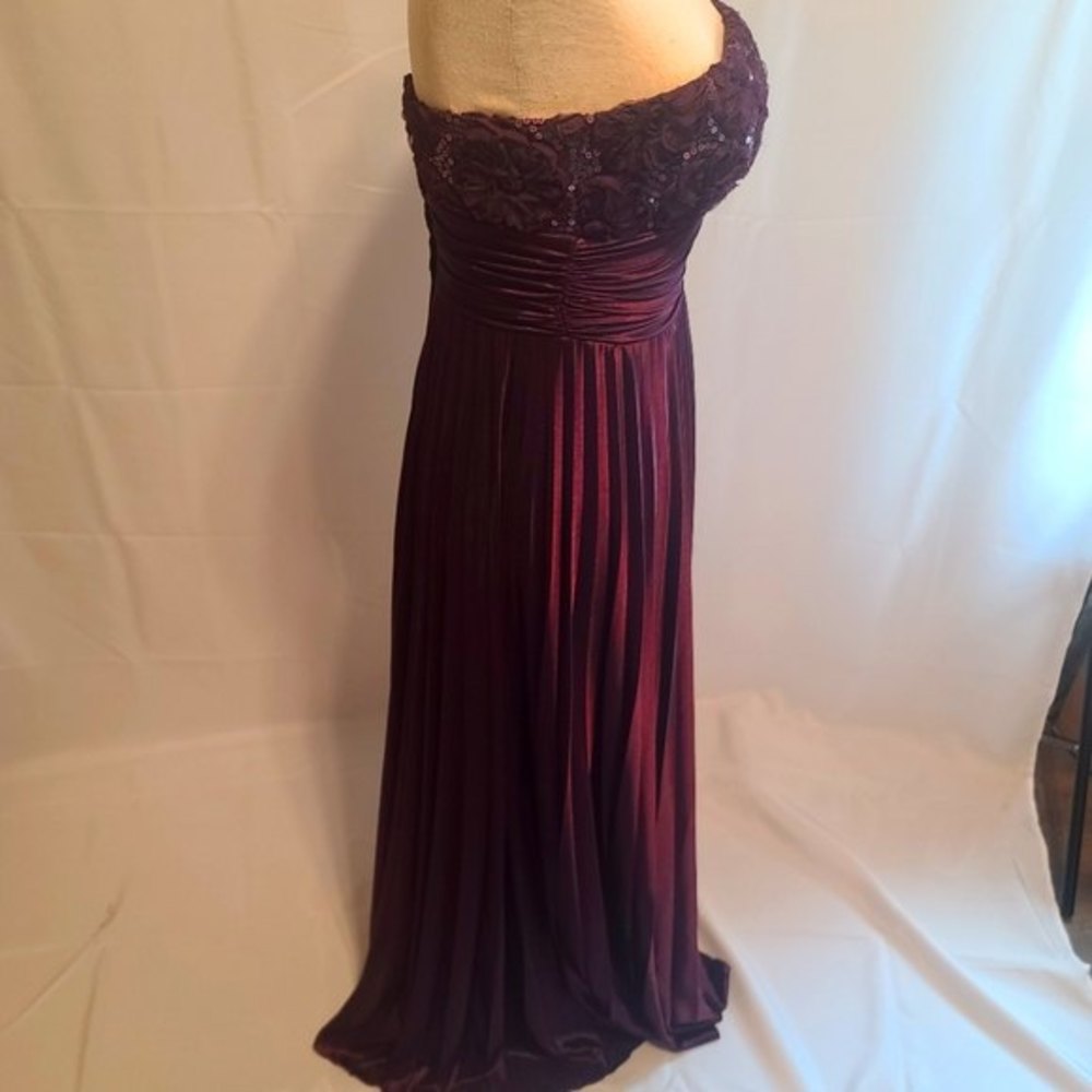 Speechless Sequin Strapless Pleated Sequence Dres… - image 4